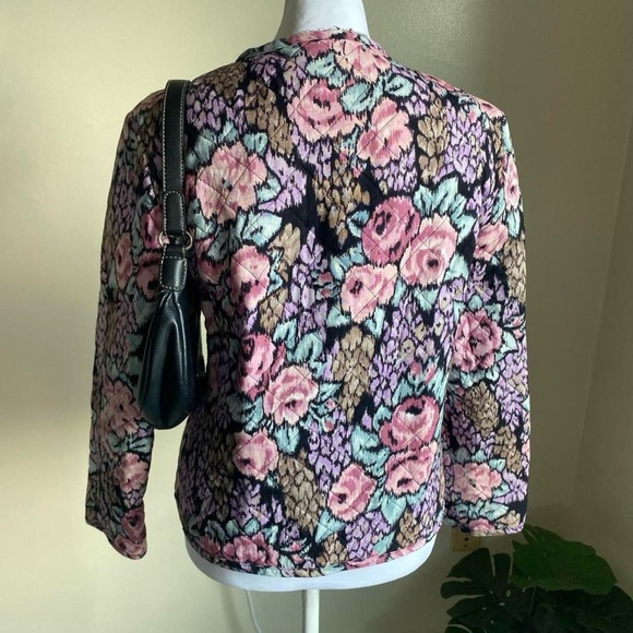 Vintage quilted floral jacket - Picture 8 of 8